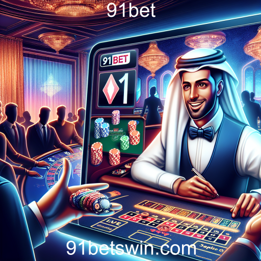 A Emoção do Casino Ao Vivo no 91bet